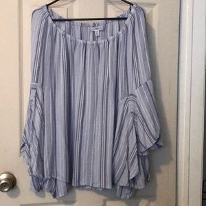 Fever Butterfly Sleeve Blouse